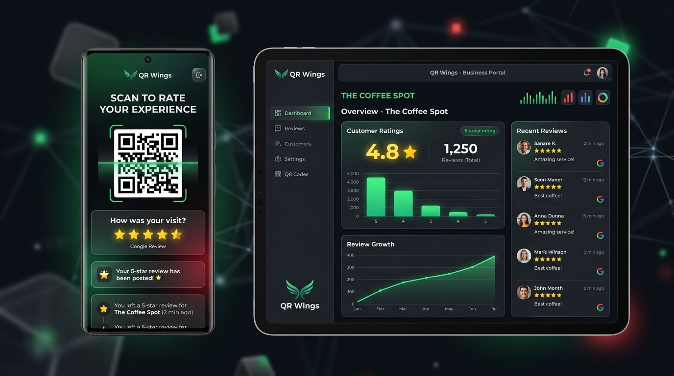 QR Wings AI Review Engine